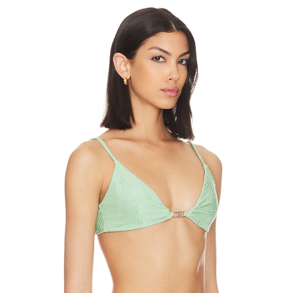 DEVON WINDSOR ❤️‍🔥 GENEVIEVE BIKINI TOP IN MINT NWT SIZE XL